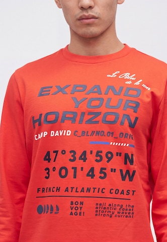 CAMP DAVID Shirt in Orange