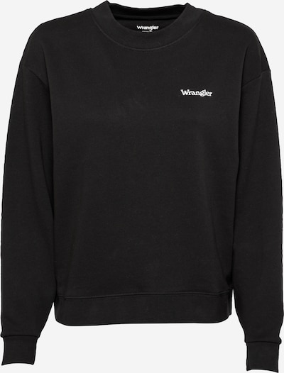 WRANGLER Суичър 'RETRO' в черно / бяло, Преглед на продукта
