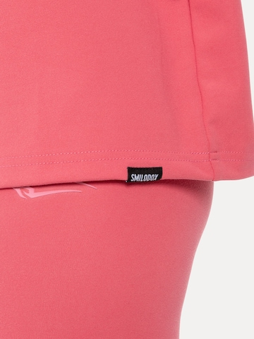 Smilodox Damen T-Shirt Oversize in Pink