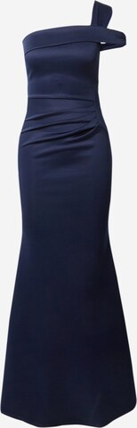 Lipsy Evening Dress in Blue: front