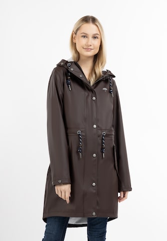 Schmuddelwedda Raincoat in Brown: front