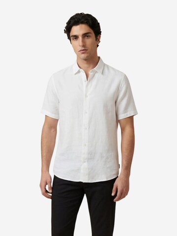 ARMANI EXCHANGE - Ajuste regular Camisa 'XM001223 AF14619' en blanco: frente