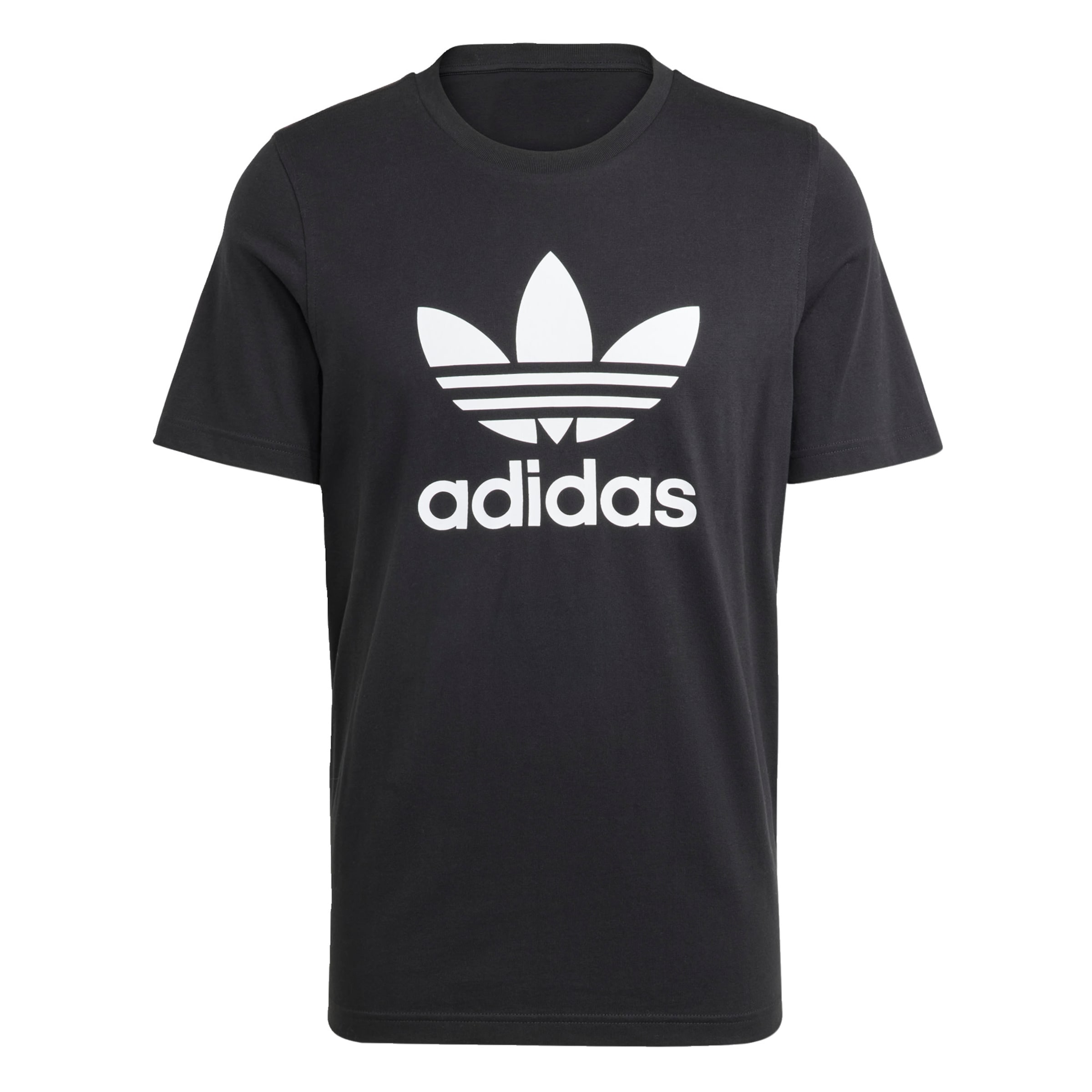 ADIDAS ORIGINALS Shirt 'Adicolor Classics Trefoil' in Schwarz: Vorderseite