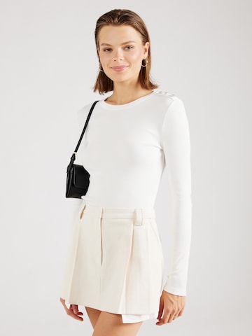 ONLY - Camiseta 'ONLCHECKIE' en blanco: frente