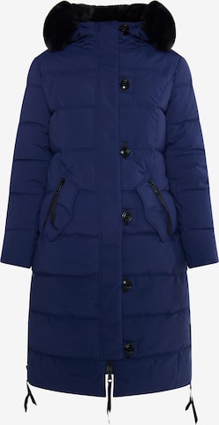 ICEBOUND Winter Coat in Blue: front