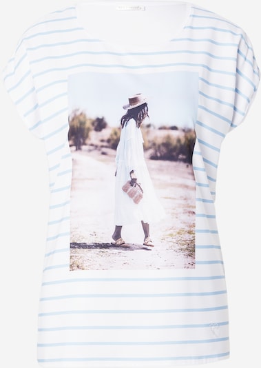Key Largo T-Krekls 'TASHA', krāsa - bēšs / debeszils / brūns / balts, Preces skats