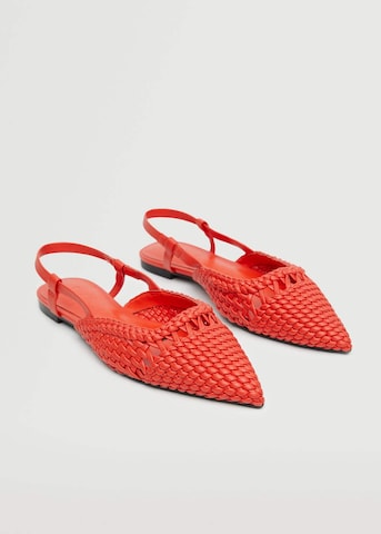 MANGO Sandals 'FRANCE' in Red