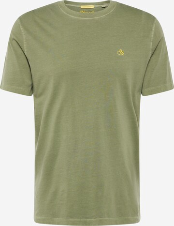 SCOTCH & SODA T-shirt i grön: framsida