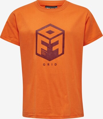 T-Shirt fonctionnel 'OFFGRID' Hummel en orange : devant