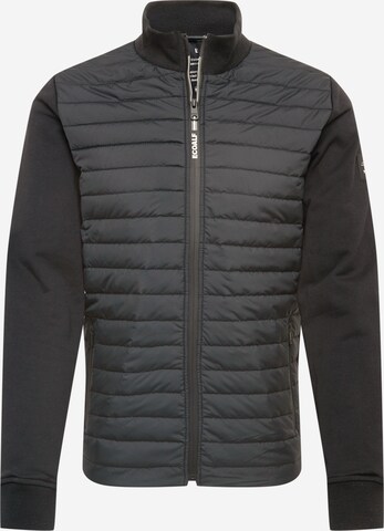 ECOALF Between-season jacket 'TOULOUSE' in Black: front