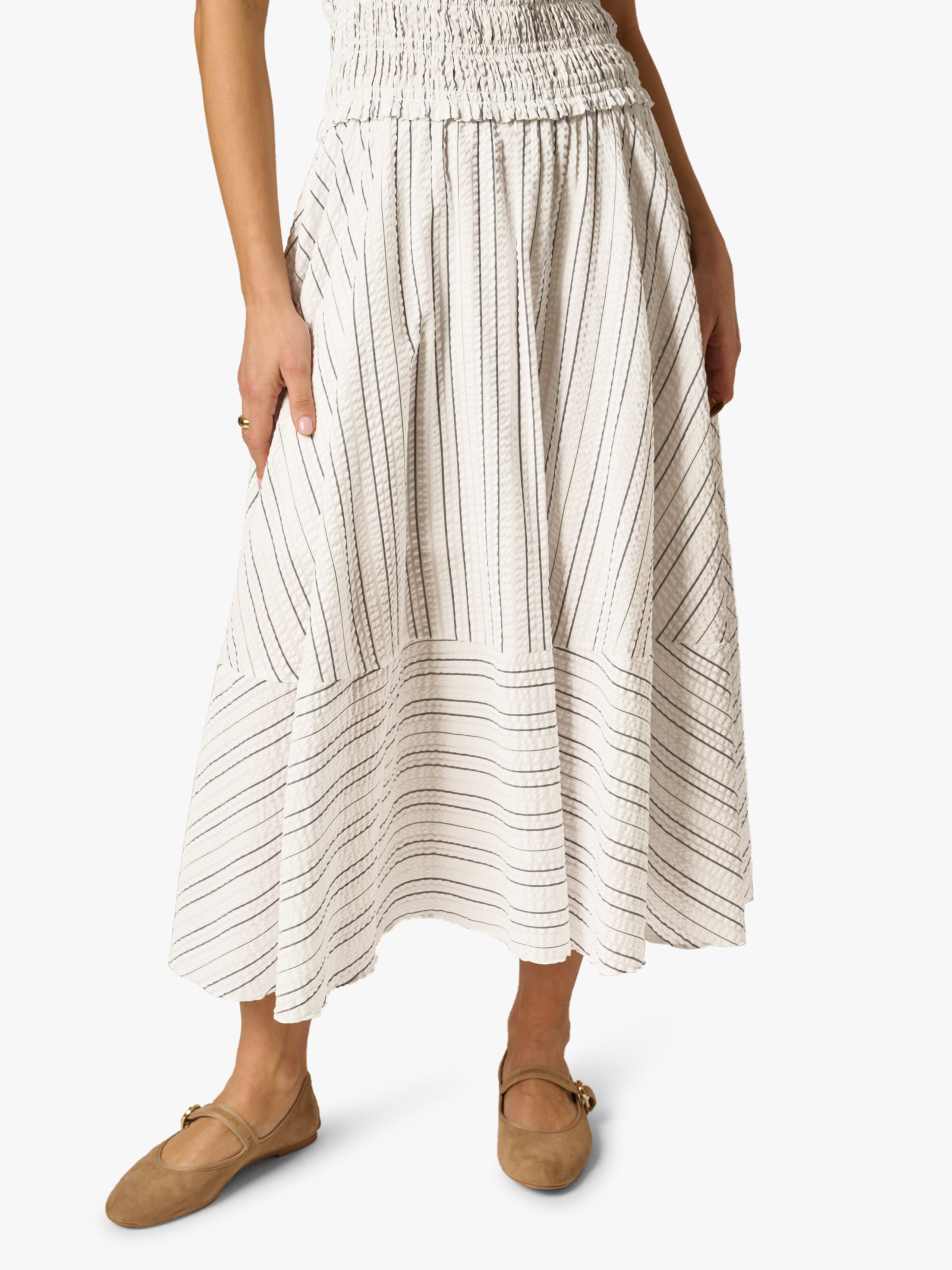 Adrianna Papell Zomerjurk in Wit