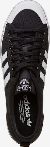 ADIDAS ORIGINALS Zwężany krój Trampki niskie 'Nizza' w kolorze czarny