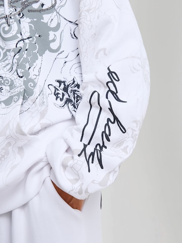 Ed Hardy Ζακέτα φούτερ σε λευκό