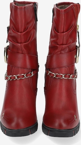 Bottines MUSTANG en rouge