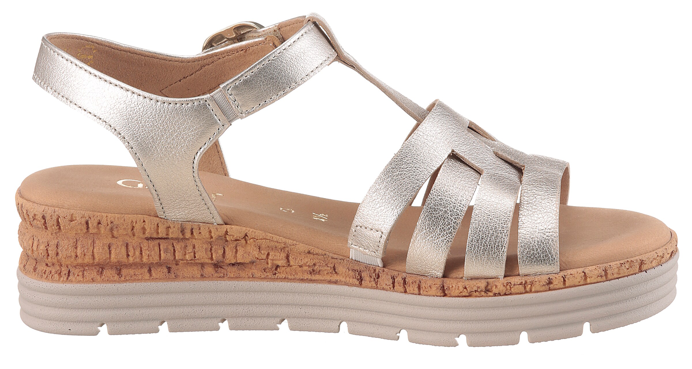 GABOR Sandale in Gold