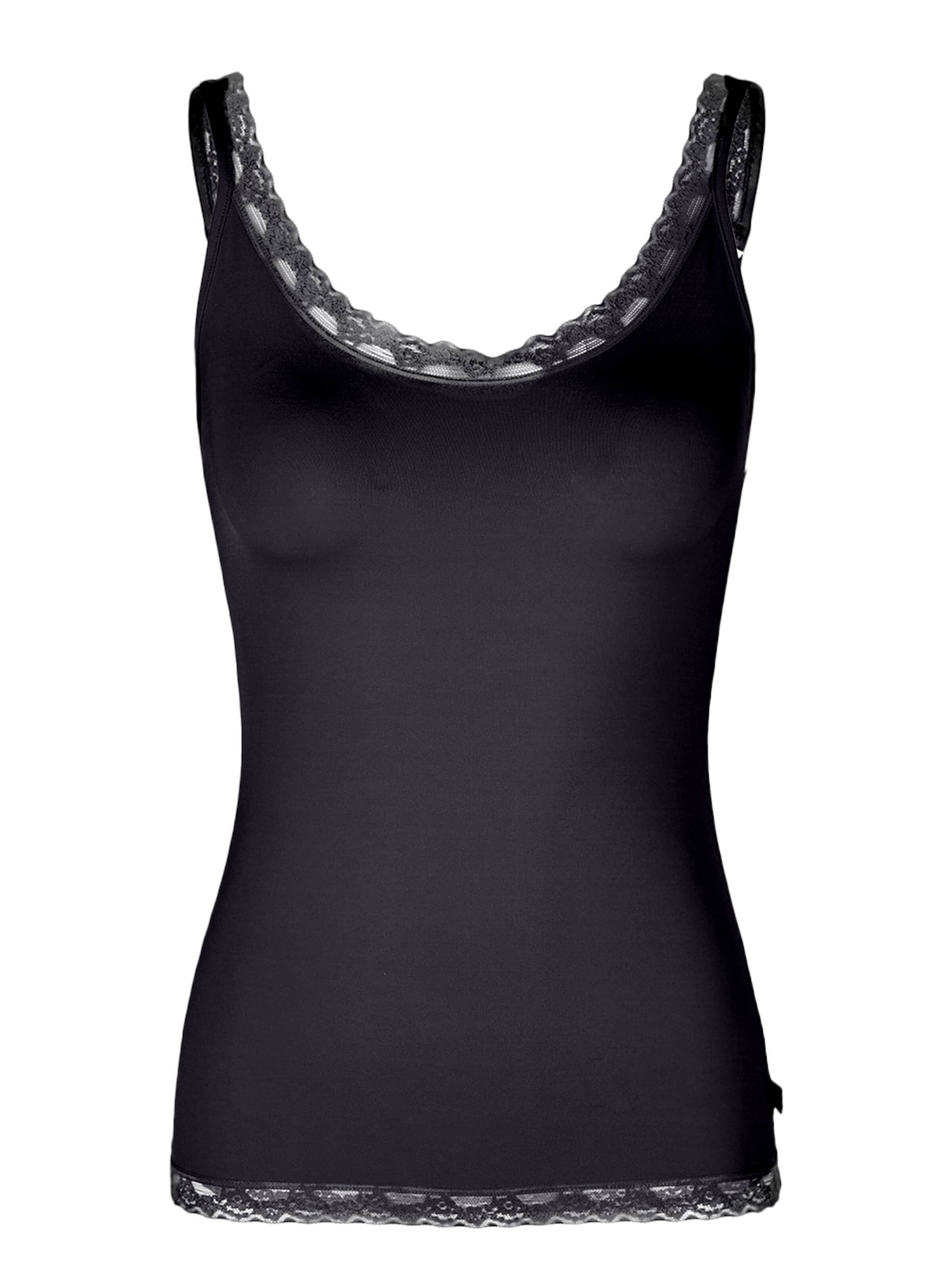 like it! Unterhemd 'Olivia'‌‌‌‌‌‌‌‌‌ in Schwarz: Vorderseite