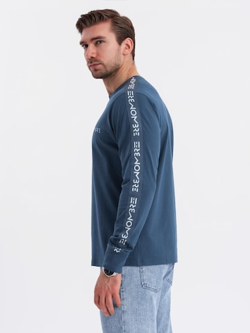 Ombre Shirt in Blauw