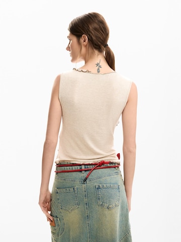 Desigual Top | bež barva