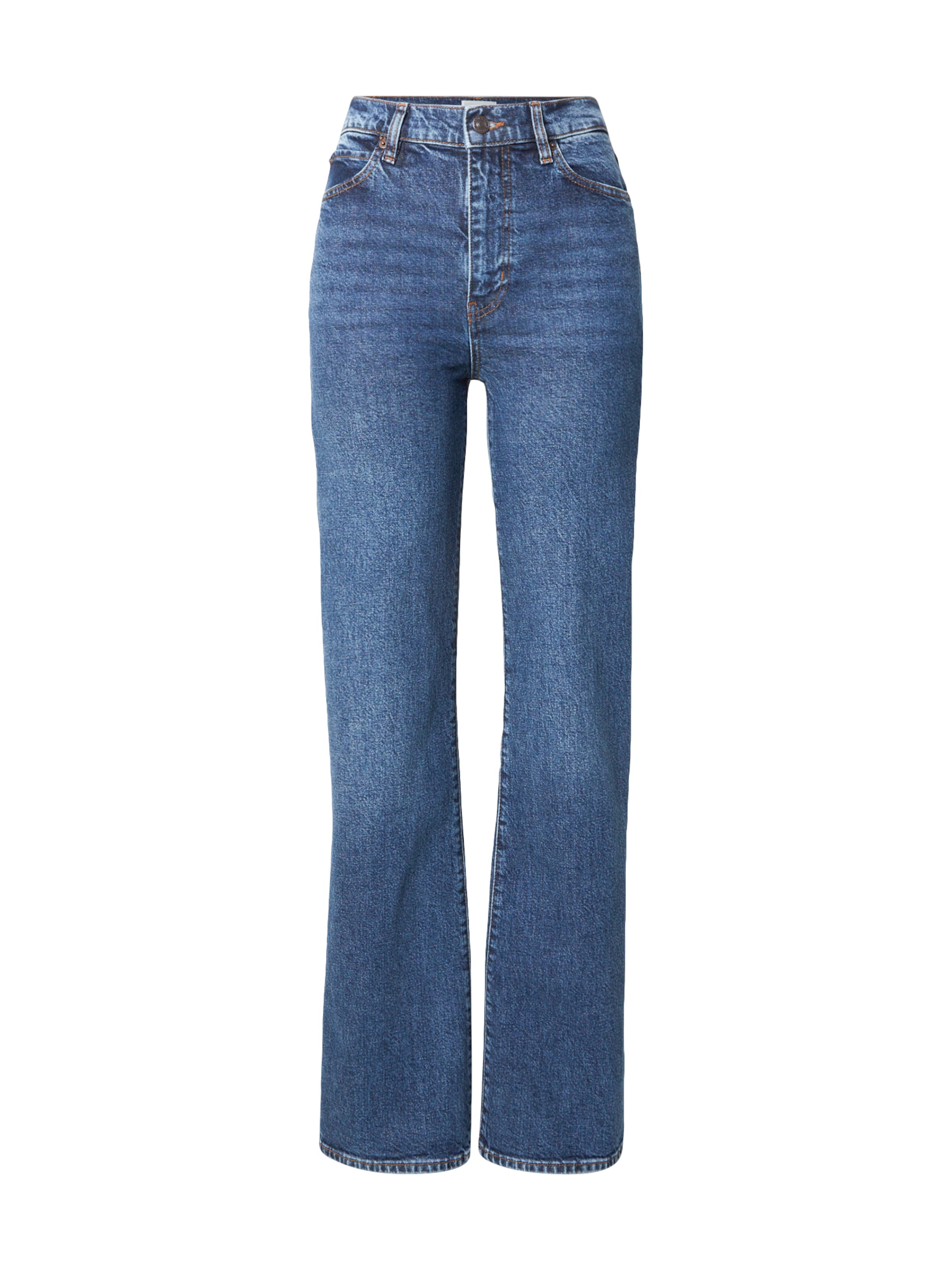 FRAME Široký strih Džínsy 'THE ARROW' - Modrá: predná strana