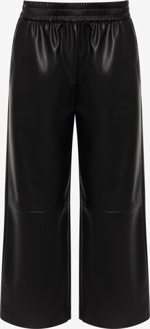 Wide Leg Pantalon 'Etta' FRENCH CONNECTION en noir : devant