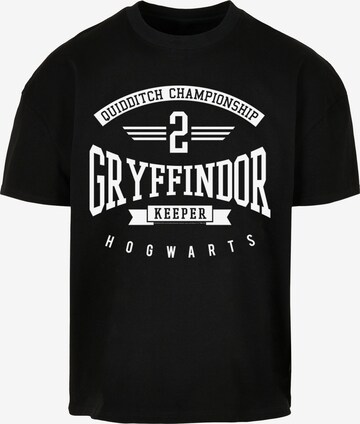 Maglietta 'Harry Potter Gryffindor Keeper' di F4NT4STIC in nero: frontale