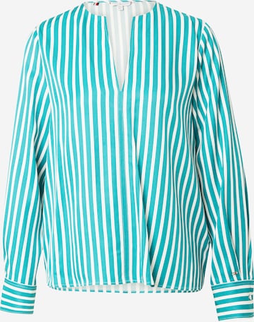 TOMMY HILFIGER Blouse in Groen: voorkant