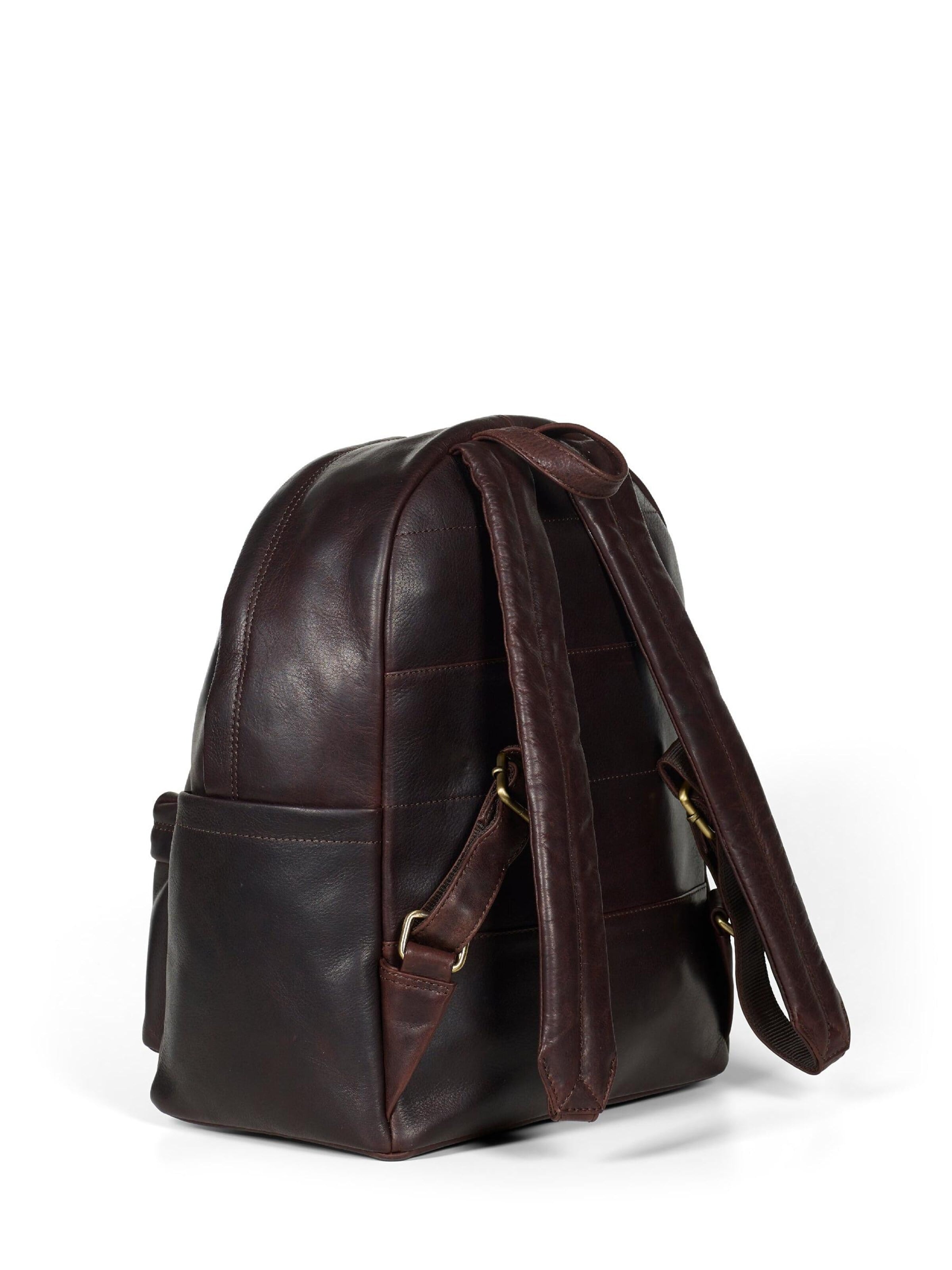 Howard London - Mochila 'Backpack Ben Dark Brown' en marrón