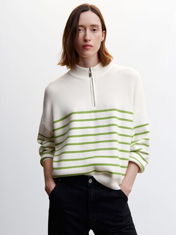 MANGO Pullover 'Rizon' i hvid