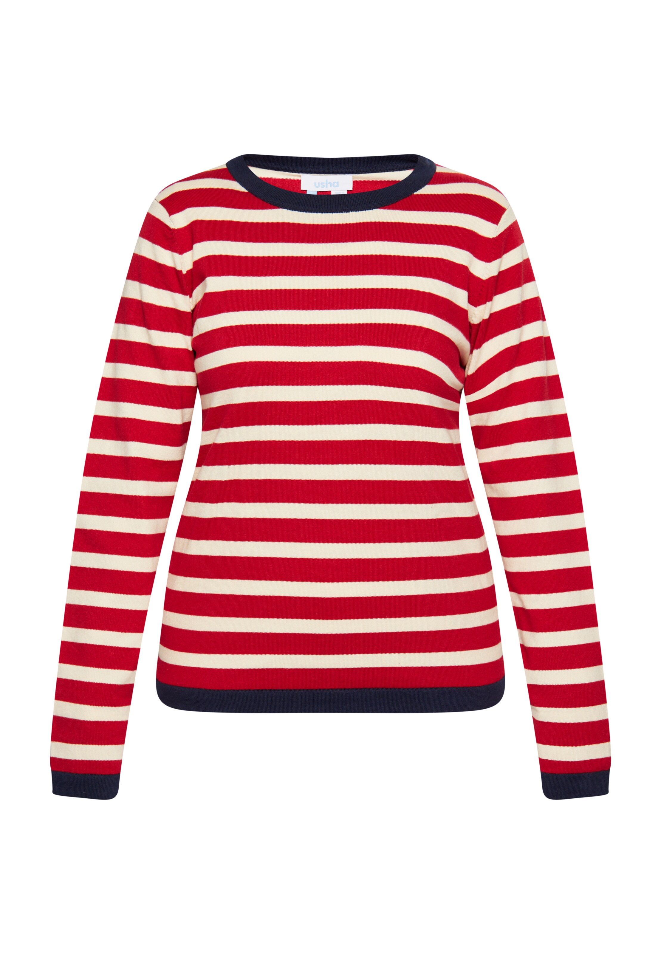 usha BLUE LABEL Pulover | rdeča barva: sprednja stran