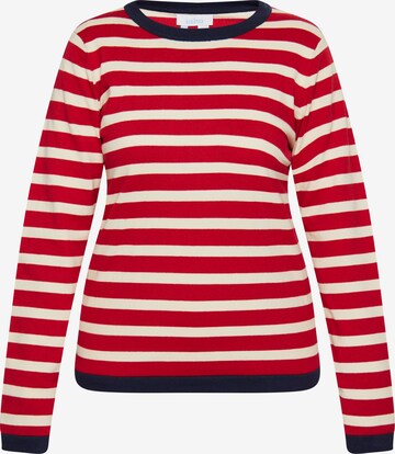 Pull-over usha BLUE LABEL en rouge : devant