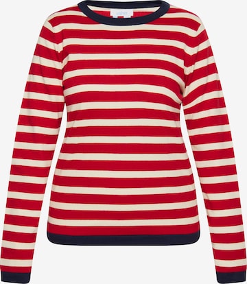 Pull-over usha BLUE LABEL en rouge : devant