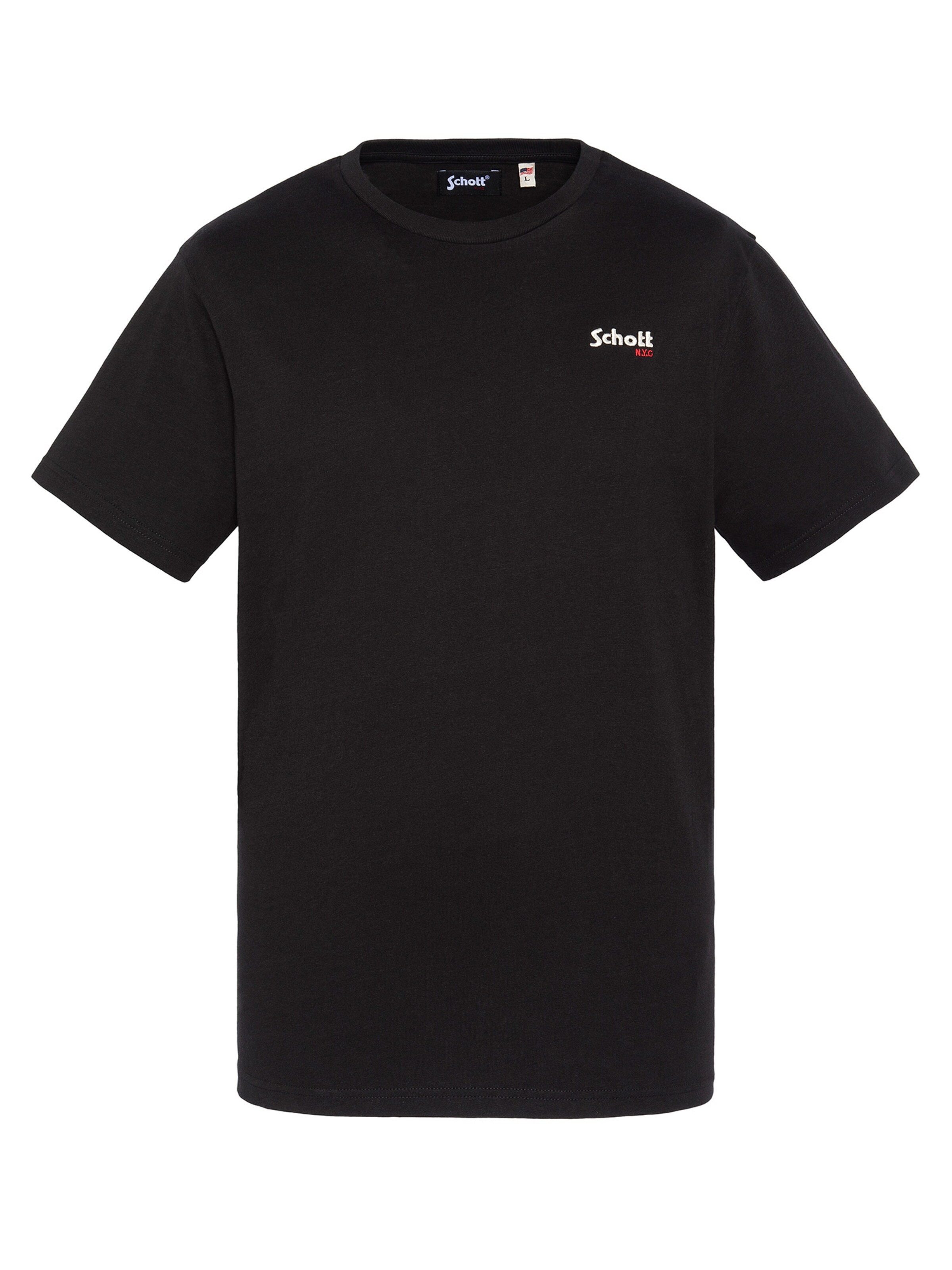 Schott NYC Shirt‌‌ in Schwarz: Vorderseite