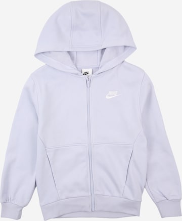 lillā Nike Sportswear Sportiska jaka 'CLUB': no priekšpuses