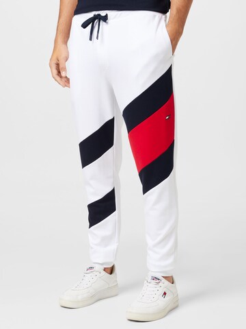 Tommy Hilfiger Sport Tapered Hose in Weiß: predná strana