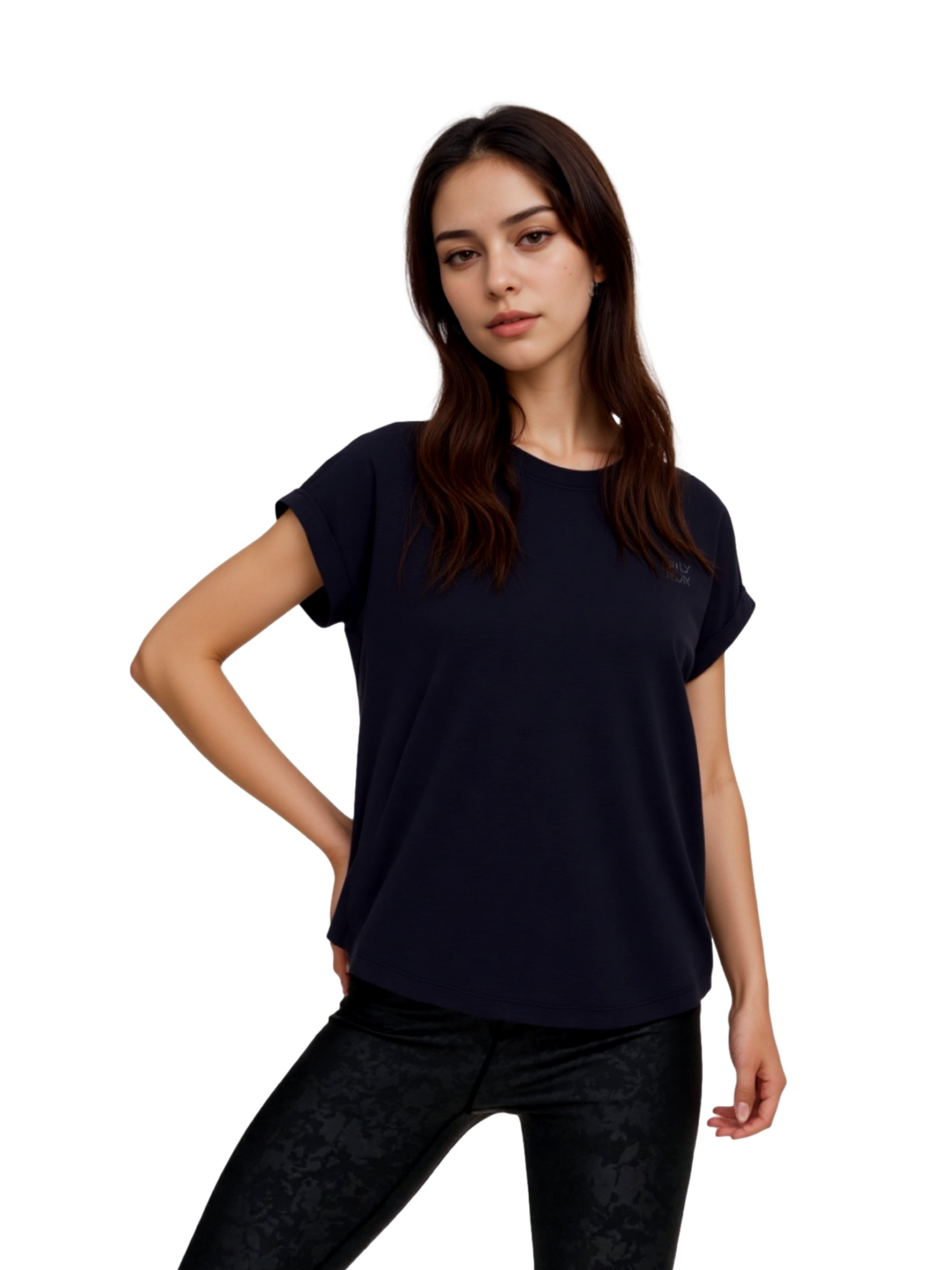 Tricou 'Frei Life' de la ONLY PLAY pe albastru: față