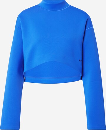 NIKE Sports sweatshirt 'PRIMA' in Blue: front