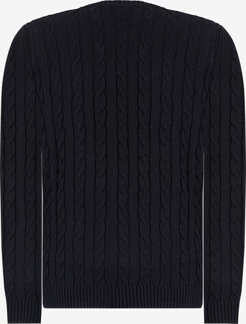 Pull-over 'Matteo' Giorgio di Mare en noir