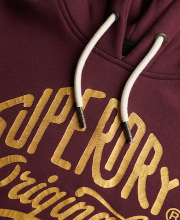 Sweat-shirt Superdry en rouge