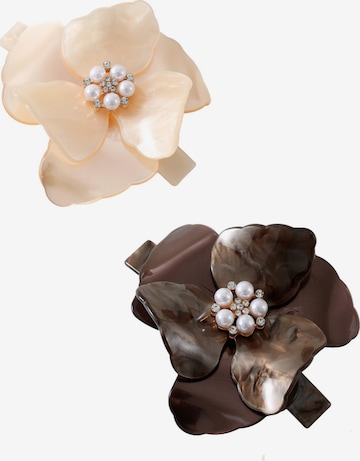Emilie collection Hair jewelry in Brown: front