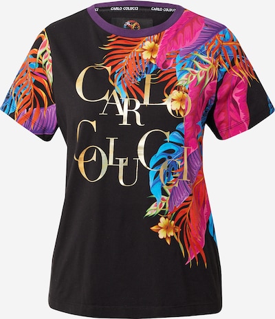 Carlo Colucci Koszulka w kolorze mieszane kolory / czarnym, Podgląd produktu