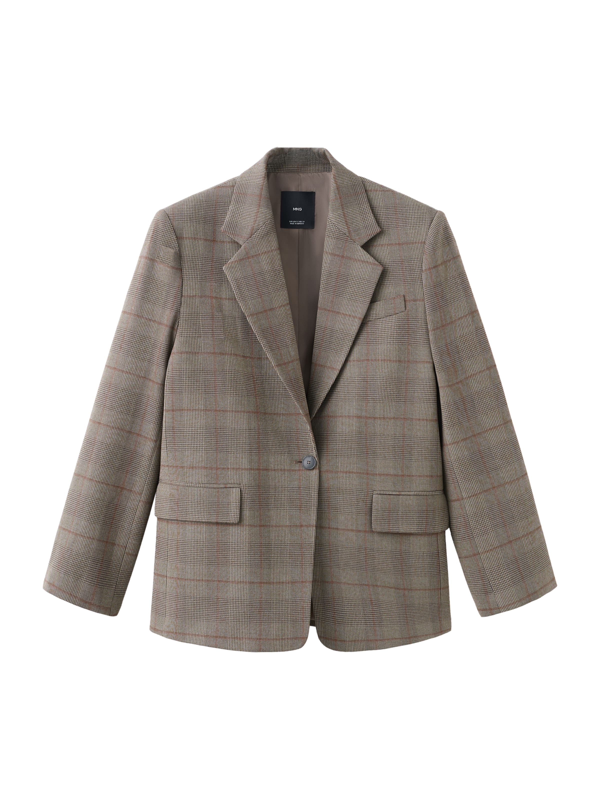 MANGO Kavaj 'Monet' i brun: framsida