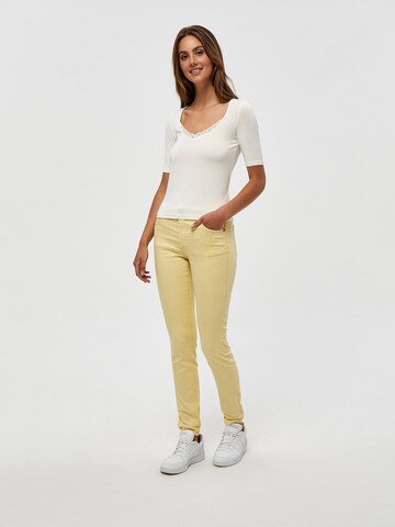 DESIRES Skinny Jeans 'Lola' in Geel