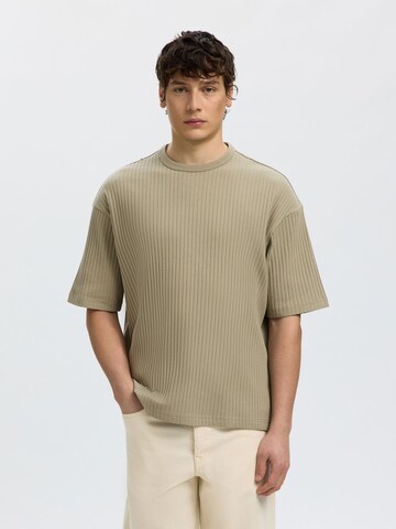 SELECTED Shirt in Green: front
