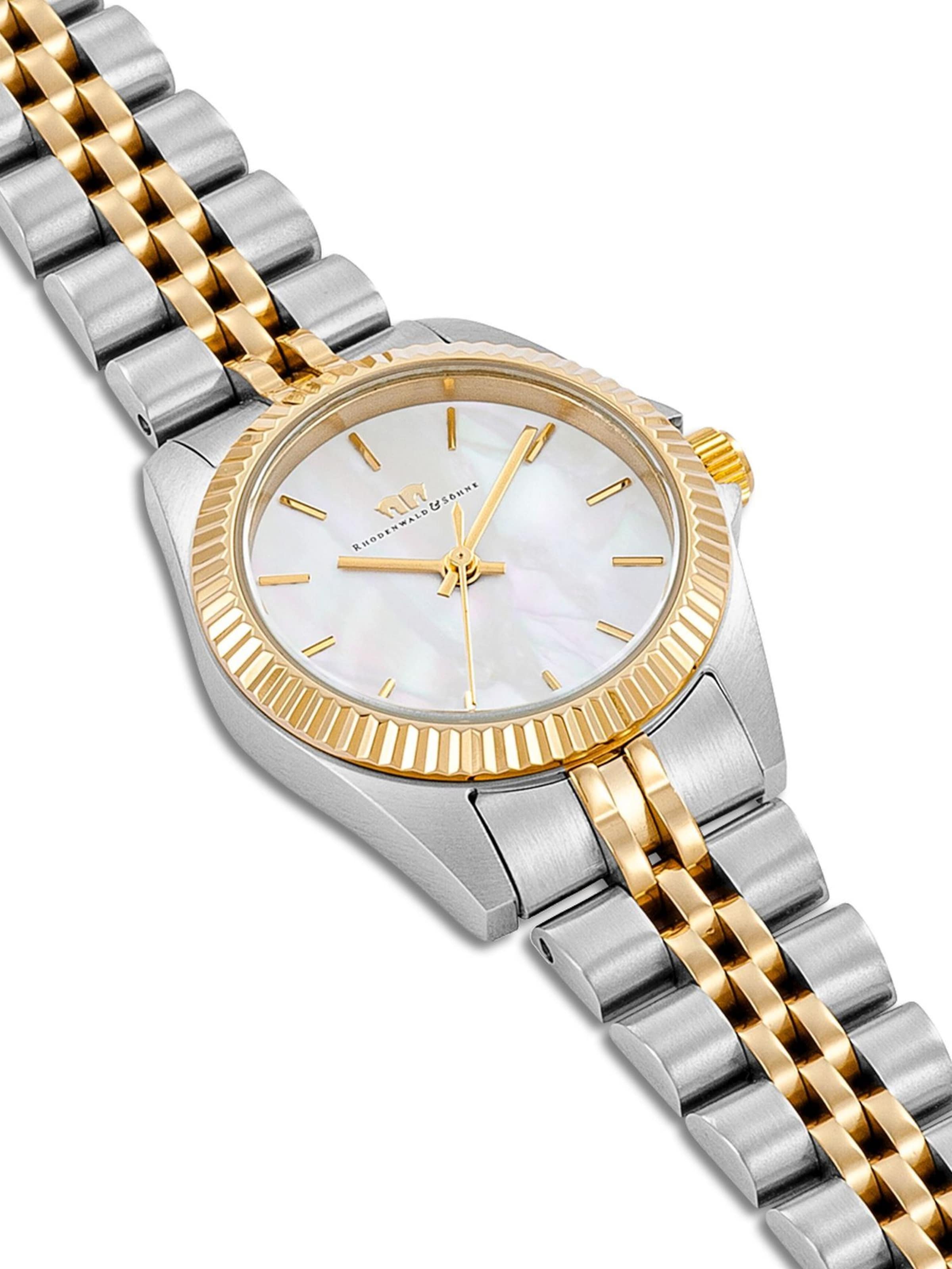 Rhodenwald & Söhne Analoguhr in Silber