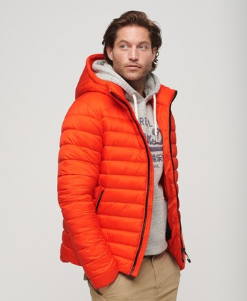 Superdry Zimná bunda 'Fuji' - oranžová: predná strana