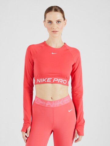 NIKETehnička sportska majica 'Pro' - roza boja: prednji dio
