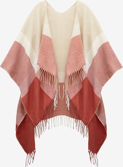 LASCANA Cape in Beige / Salmon / Carmine red / White, Item view