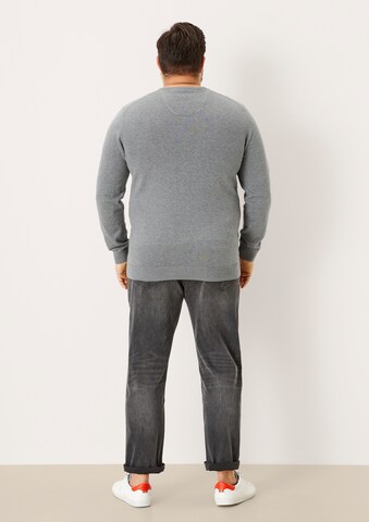 s.Oliver Men Big Sizes Sweater in Grey