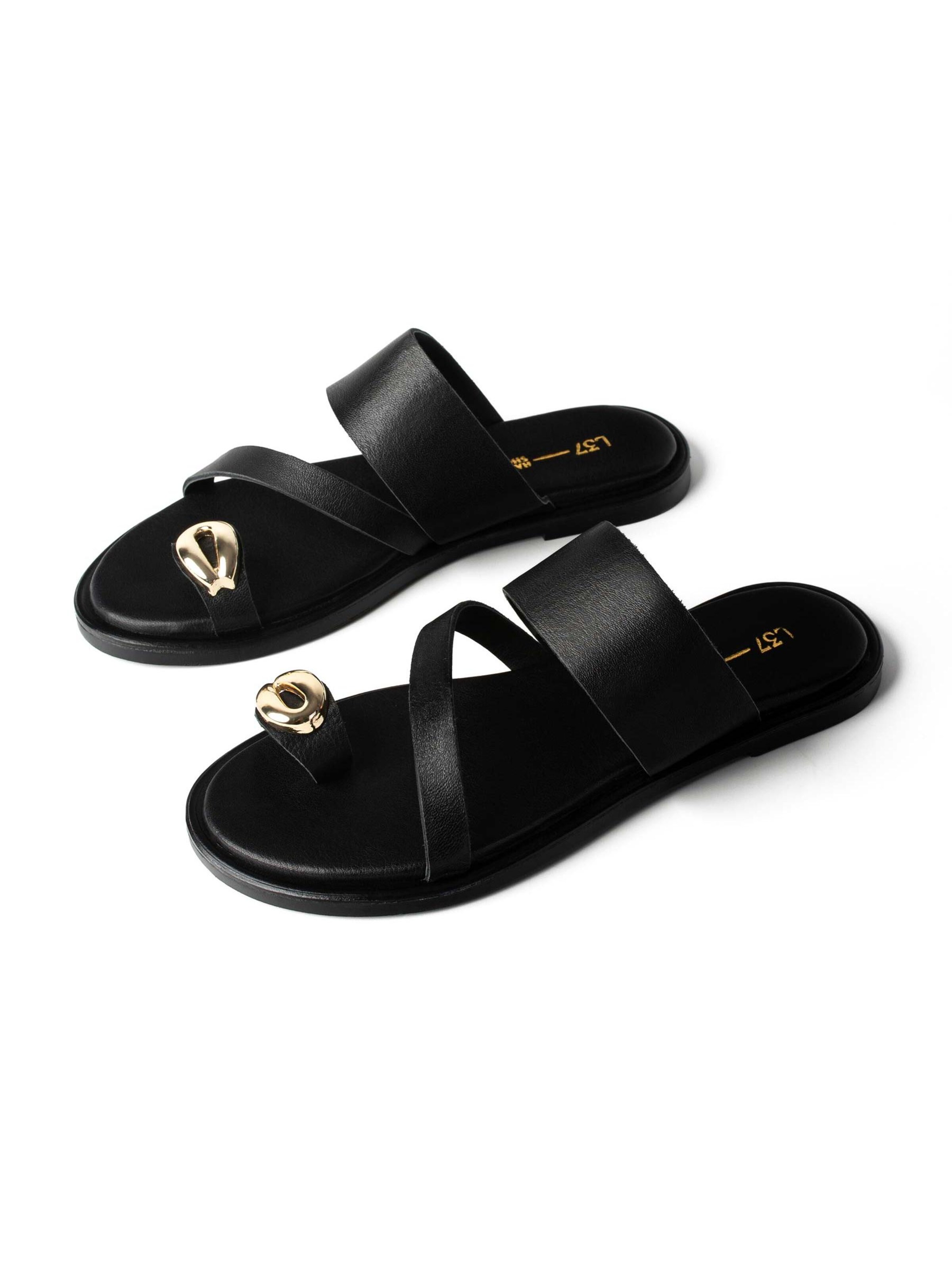 Chaussure basse 'SUNSET BELONGS TO US' L37 HANDMADE SHOES en noir