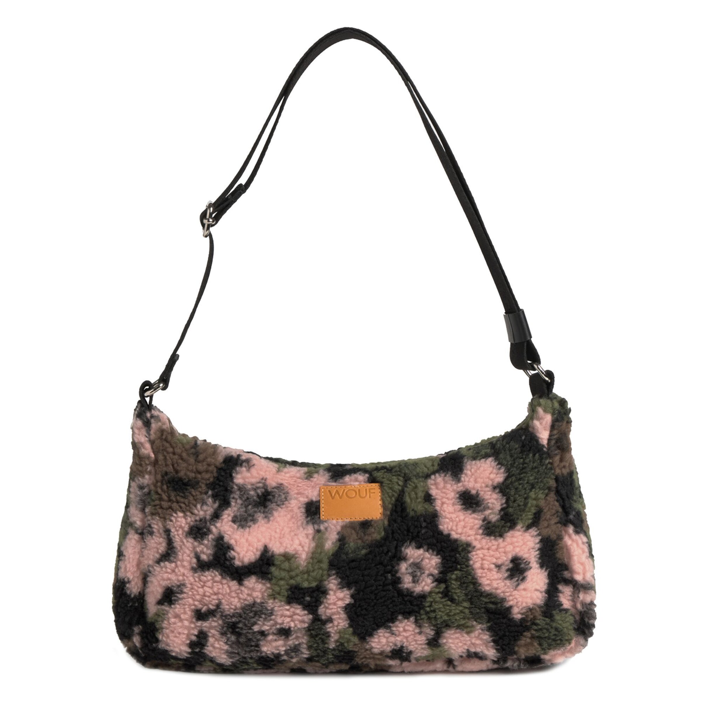 Wouf Shoulder Bag 'Teddy' in Mixed colors: front